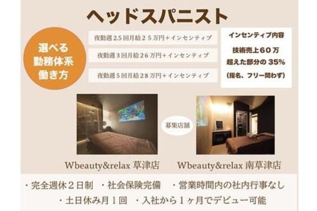 W beauty &relax（株式会社　インフィクス）画像2