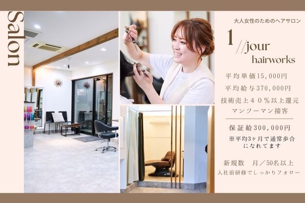 アンジュールヘアーワークス(1//jour hairworks)3