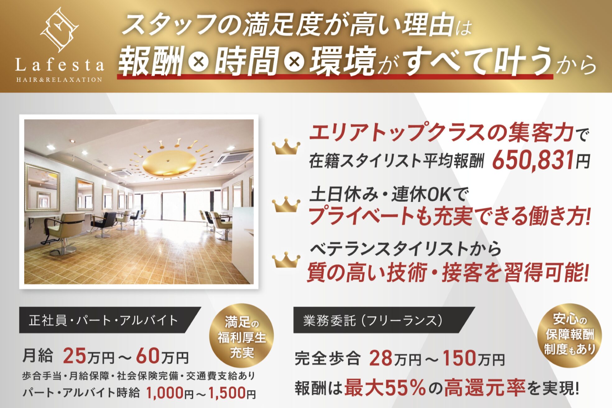 ラフェスタヘア 和歌山駅前店(Lafesta HAIR)2