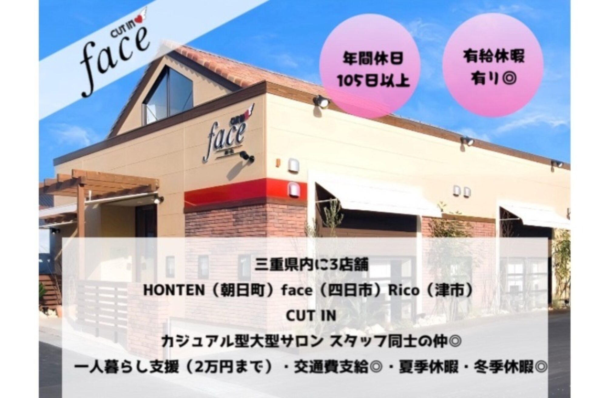 カットインファーチェ CUT IN face1