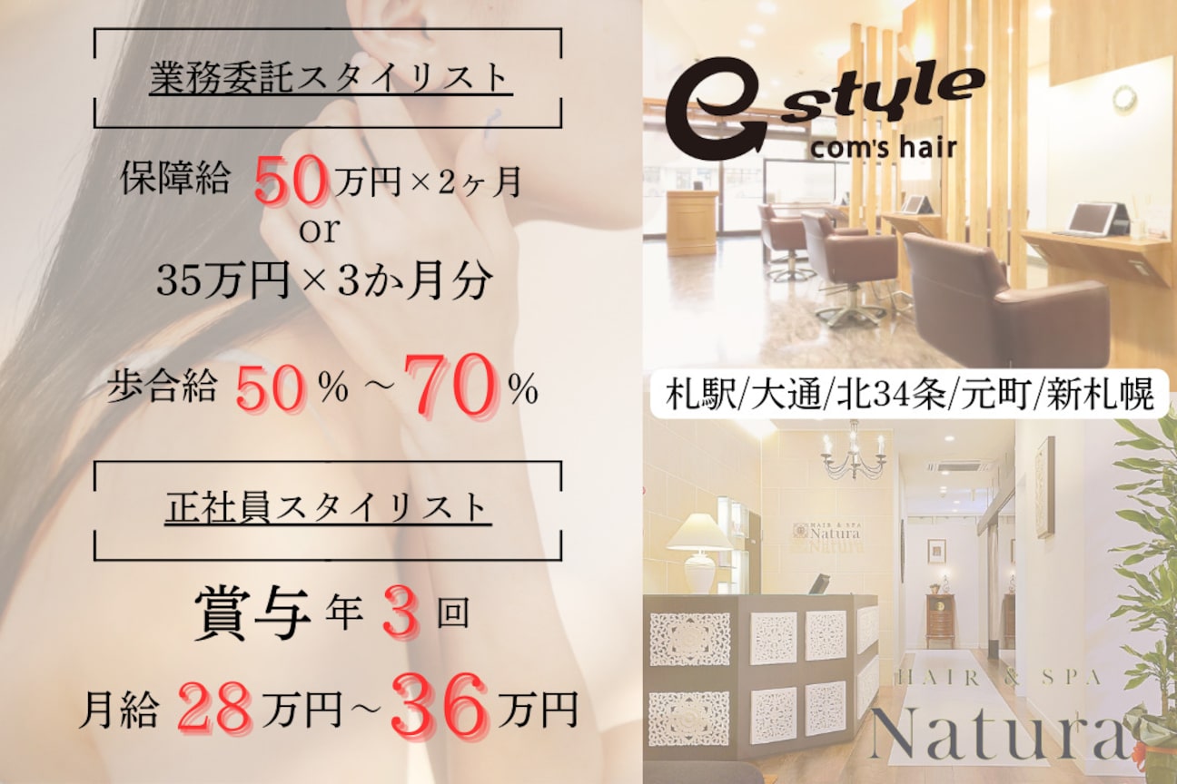 ヘアーアンドスパ ナトゥーラ 新札幌店(Natura)1