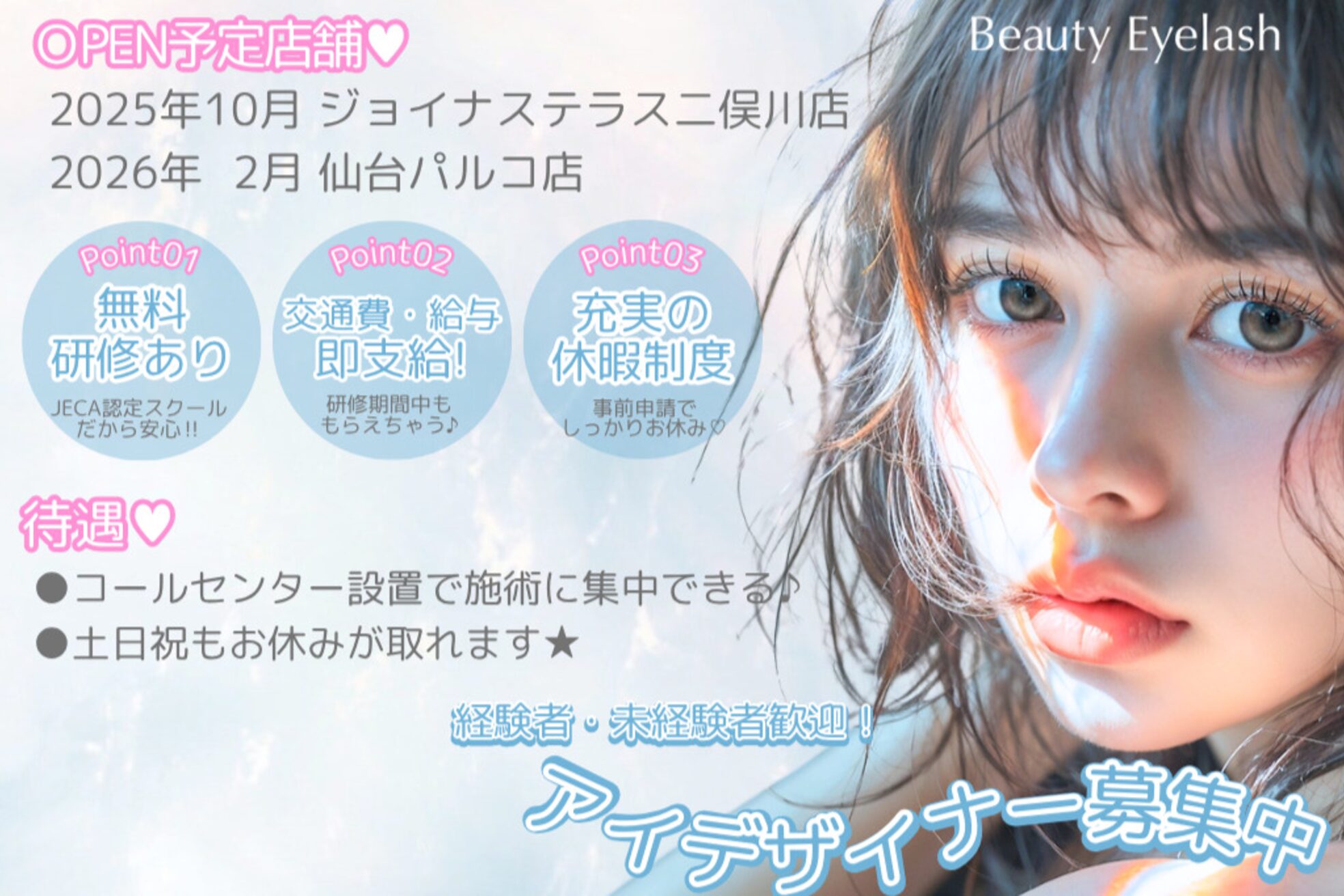 まつげエクステ専門店 ビューティーアイラッシュ さんすて福山店1